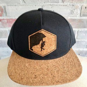 Rock Climber Unisex Cork Snap Back Vegan Hat
